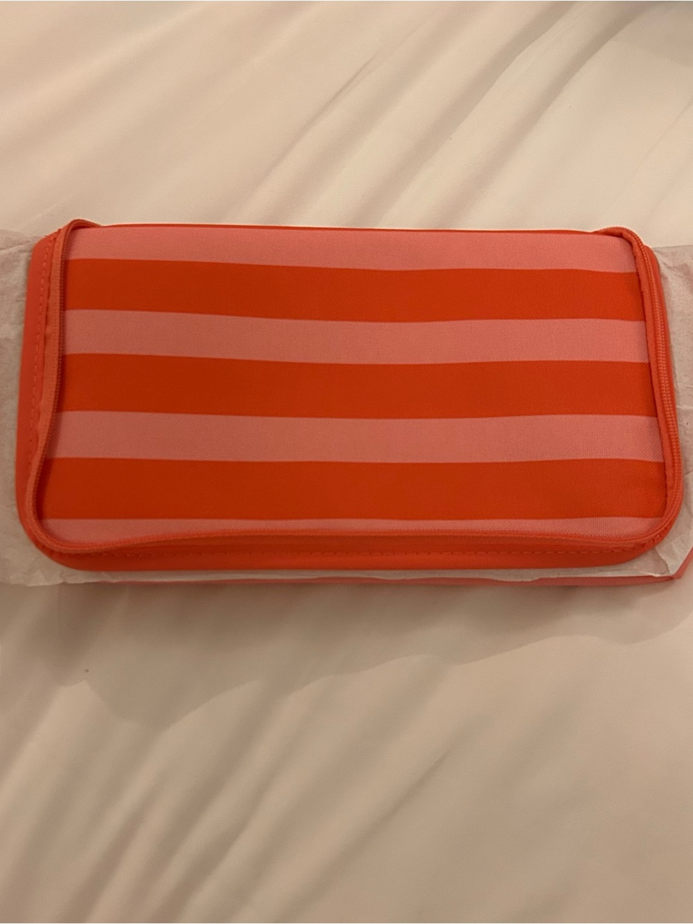 Trader Joes mini insulated tote cooler bag Striped Pink New Spring 2026